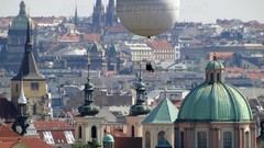 Prague Balloons cityscapes hot air balloons