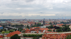 Prague panorama from near