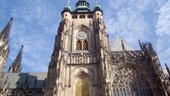 Prague stained glass churches cathedrals