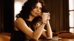 Pretty brunette chick )