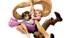 Princess long hair tangled artwork