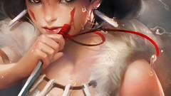Princess mononoke sakimichan fantasy art