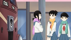 Profile Bags red eyes schoolgirls buildings outdoors skirts 