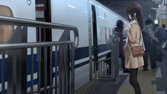 Profile railing Bags coat scarfs long hair anime girls vehicles 