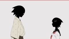 Profile schoolgirls anime girls school uniforms short hair 