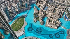Project top view burj khalifa