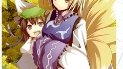 Project touhou animal ears yakumo ran artwork chen video games