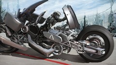 Prototypes futuristic motorbikes