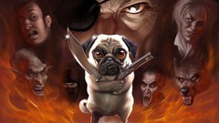 Pug apocalyptic digital art David Dunstan
