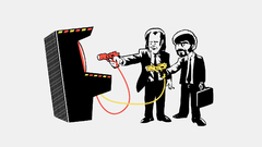 Pulp Fiction banksy alternative