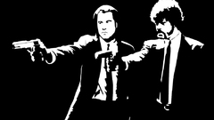 Pulp Fiction black background