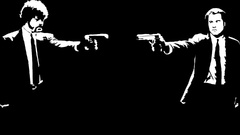 Pulp Fiction black background