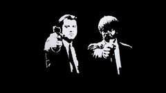 Pulp Fiction black background