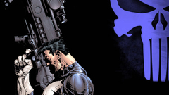 Punisher skull Guns cartoon