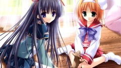 Puppies Anime hair ribbons