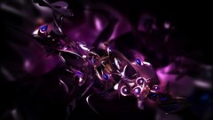 Purple abstract cgi 3D view K3 Studio