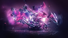 Purple abstract futuristic