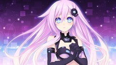 Purple Anime long hair anime girls blue eyes tsunako 