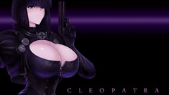 Purple Anime Manga Cleopatra anime girls brunettes digital art 