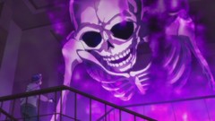 Purple Anime skulls skeletons inu x boku ss