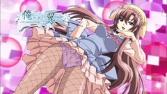 Purple Anime stockings skirts oretachi ni tsubasa wa nai 