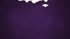 purple background clouds digital art simple Minimalism purple