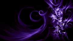 Purple digital art swirls