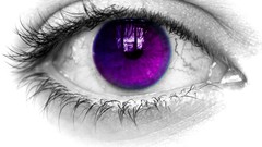 Purple eye Photo manipulation selective coloring