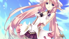 Purple eyes anime girls