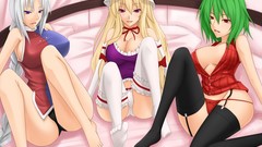 Purple eyes choker white