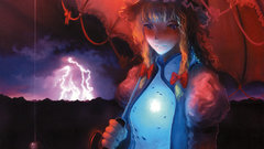 Purple eyes hats anime