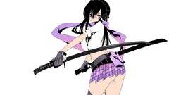 Purple eyes Simple Background