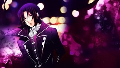 Purple feathers purple hair