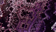 Purple Fractals abstract