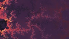 Purple Fractals abstract