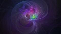 Purple Fractals multicolor digital art