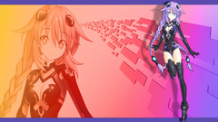 Purple hair anime girls