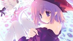 Purple hair Anime purple