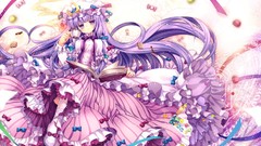 Purple hair Books patchouli