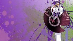 Purple hair busujima saeko