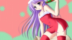 Purple hair happiness Jun