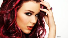 Purple hair joss stone