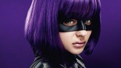 Purple hair kick-ass 2 domino mask