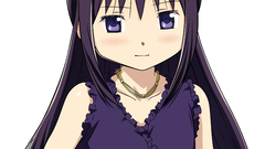 Purple hair mahou shoujo