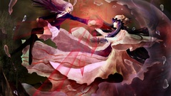 Purple hair pink hair