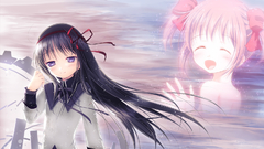 Purple hair pink hair