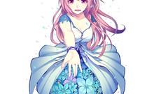 Purple hair purple eyes