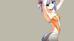 Purple hair short hair