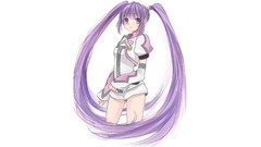 Purple hair tales of graces Simple Background