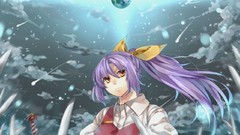 Purple hair weapons scenic